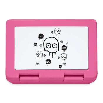 Monster halloween geister augen manga gruseln snap - Brotdose - Pink - Vorne