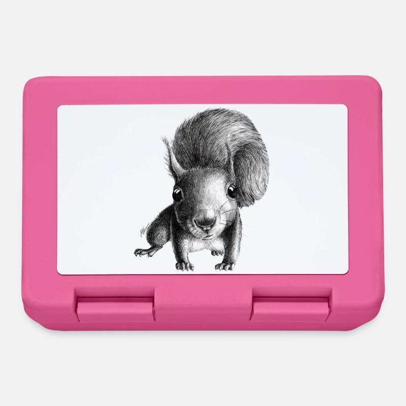 Squirrel - Lunchbox - pink