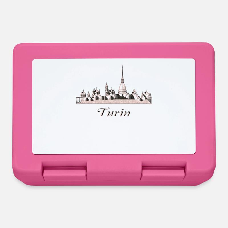 Turin - Boîte à goûter - rose