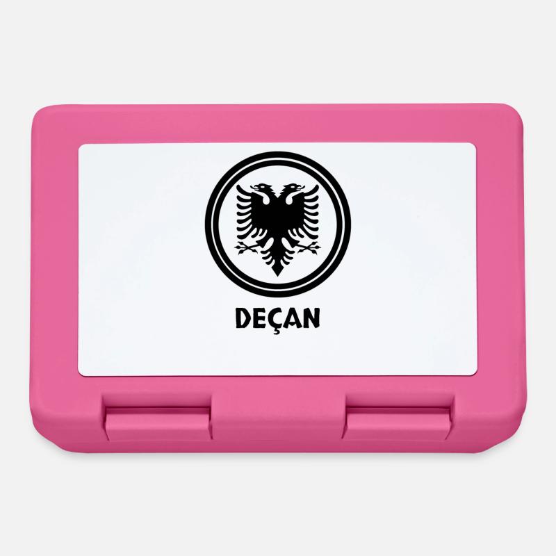 Albania Flag "Decan" - Lunchbox - pink
