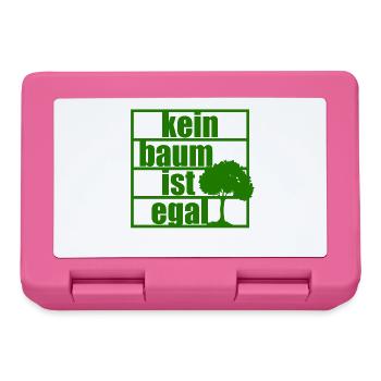 No tree does not matter Climate protection Climate change Forest - Lunchbox - pink - Front