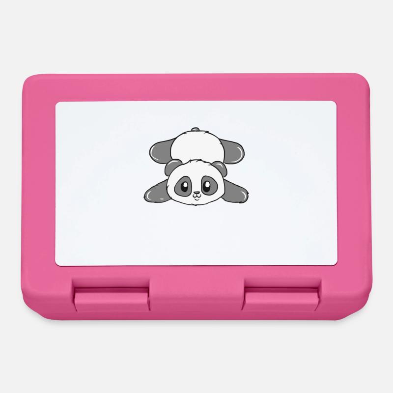 panda - Boîte à goûter - rose