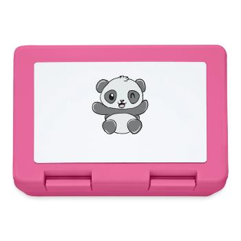 Panda - Brotdose - Pink - Vorne