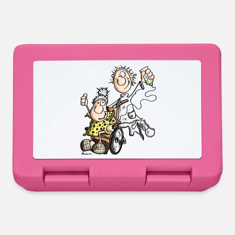 Flotter Altenpfleger - Brotdose - Pink