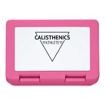 Calisthenics Lettering with Arrow Icons - Lunchbox - pink - Front