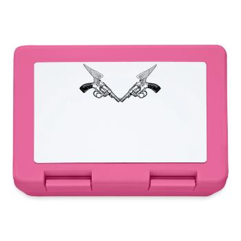 Dual turret wing graphics - Lunchbox - pink - Front