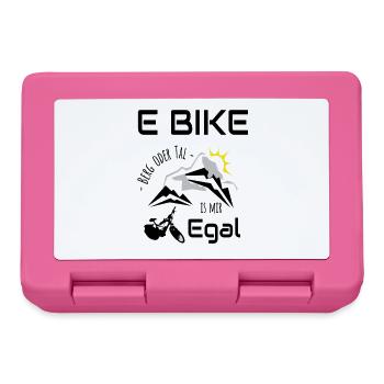 E Bike - mountain or valley, I don't care - Lunchbox - pink - Front