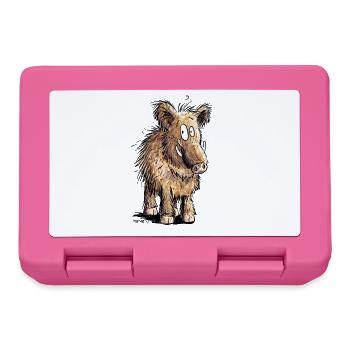 Sanglier cool pour les amis de la nature sauvage Wutzchen - Boîte à goûter - rose - Devant