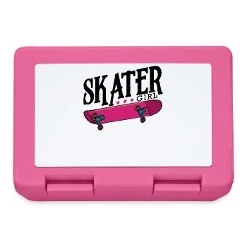 Neon Rosa Skateboard - Brotdose - Pink - Vorne