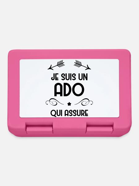 adolescent / enfant / ado / adolescente - Boîte à goûter - rose