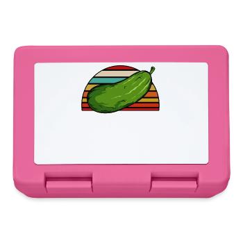 Pickle Squad Retro Sunset - Brotdose - Pink - Vorne