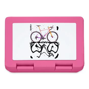 Cycling, Adventure and Freedom: Gravel Bike - Lunchbox - pink - Front