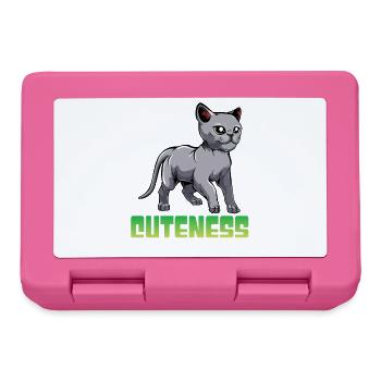 Katzen Überdosis Niedlichkeit - Brotdose - Pink - Vorne