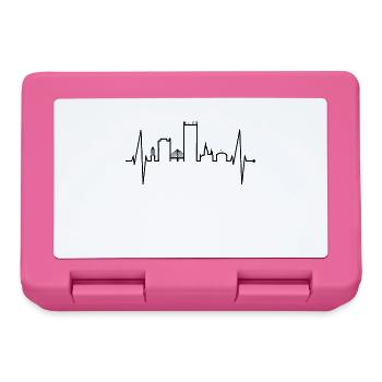 Bonn Skyline Heartbeat Bonner I Love My Bonn - Lunchbox - pink - Front