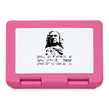 Johann Sebastian Bach - Brotdose - Pink - Vorne