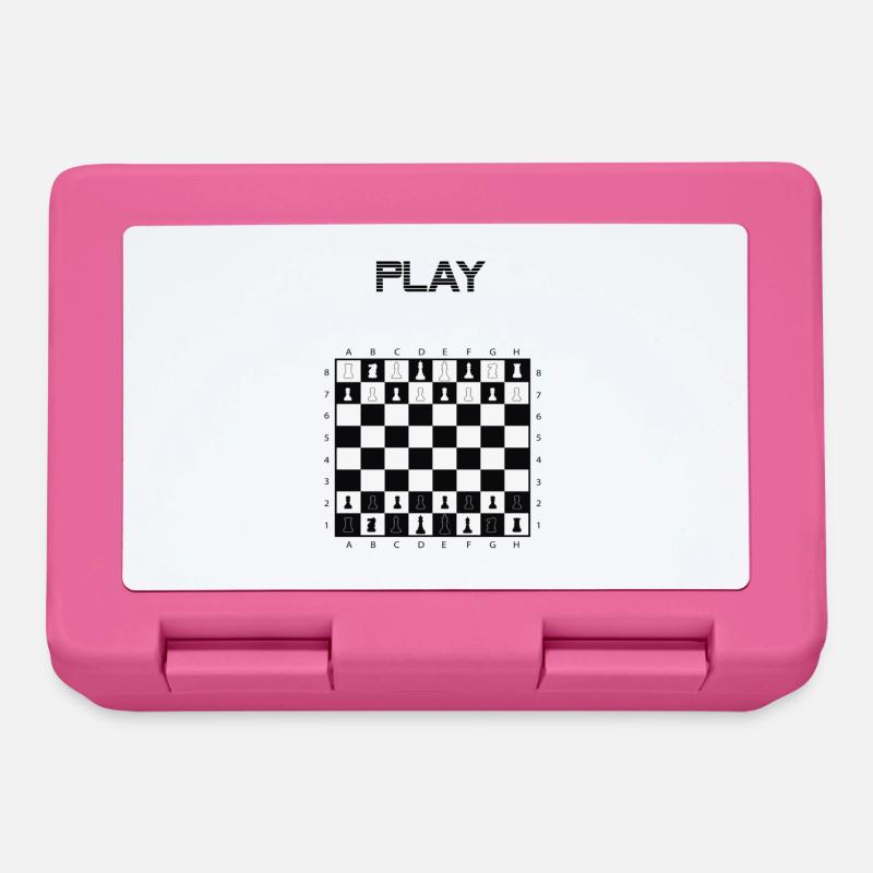 chess - Boîte à goûter - rose