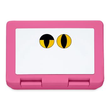 Inquiry eyes cool cat look - Lunchbox - pink - Front
