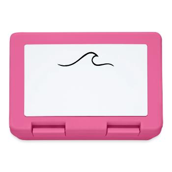 Surfer Welle Geschenk Surfer Boy Girl Dude Surf - Brotdose - Pink - Vorne