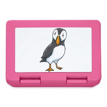 Papageitaucher Puffin - Brotdose - Pink - Vorne