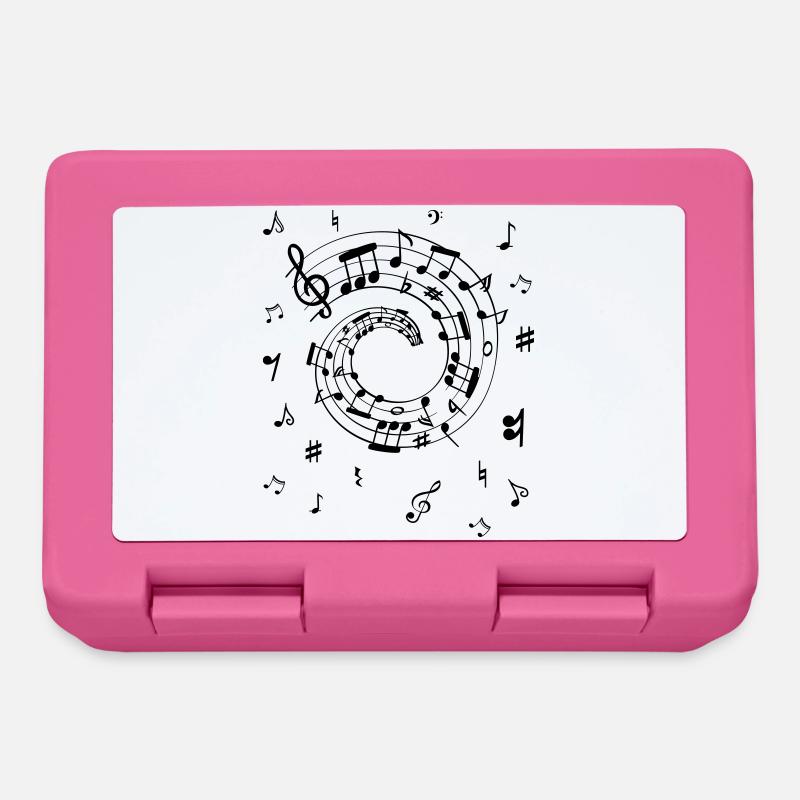 Musical notes - Lunchbox - pink