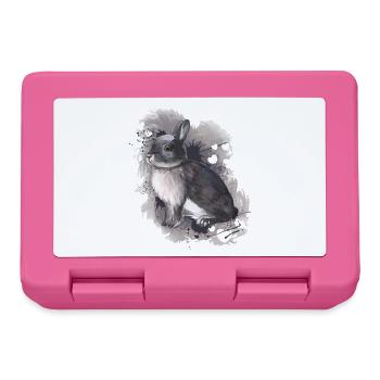 Rabbit - Lunchbox - pink - Front