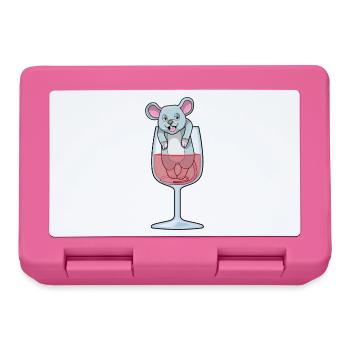 Ratte Rotwein - Brotdose - Pink - Vorne