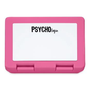 Psychologin Lustig Psychotherapeuten Geschenk - Brotdose - Pink - Vorne