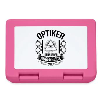 Optiker Geschenkideen - Brotdose - Pink - Vorne