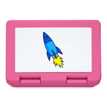 Missile spatial - Boîte à goûter - rose - Devant