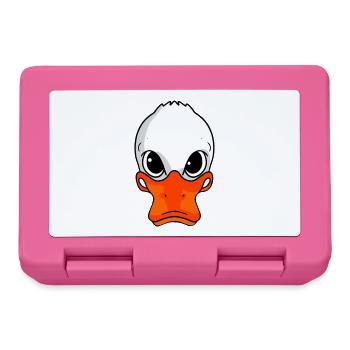 Canard méchant - Boîte à goûter - rose - Devant