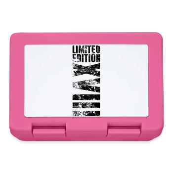 Limited Edition römische Zahlen 18. Geburtstag - Brotdose - Pink - Vorne