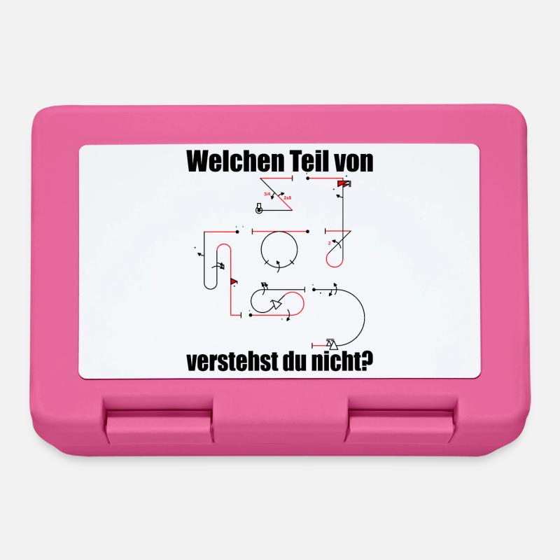 Aresti Symbole Kunstflug Programm Modellpilot - Brotdose - Pink
