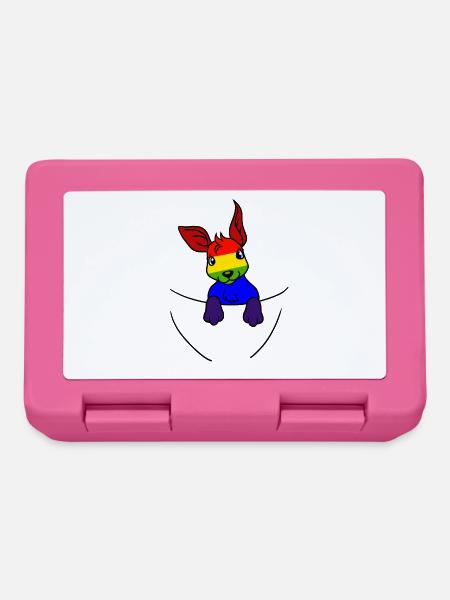 Koala LGBT Regenbogenfahne Gay Pride Gay - Brotdose - Pink