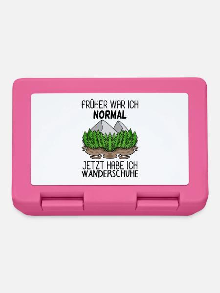 Berg Berge Wandern - Brotdose - Pink