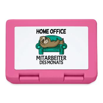 Home Office Mitarbeiter des Monats Geschenk - Brotdose - Pink - Vorne