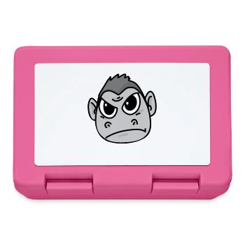 Gorilla angry - Lunchbox - pink - Front