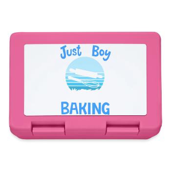 Backen Bäcker Retro - Brotdose - Pink - Vorne
