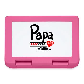 Papa Loading 2022 - Brotdose - Pink - Vorne