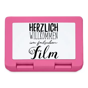 falscher Film - Brotdose - Pink - Vorne