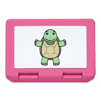 Turtle - Lunchbox - pink - Front