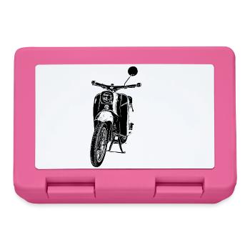 Schwalbe Moped - Brotdose - Pink - Vorne