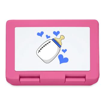 Bouteille de lait Garçon enceinte naissance - Boîte à goûter - rose - Devant