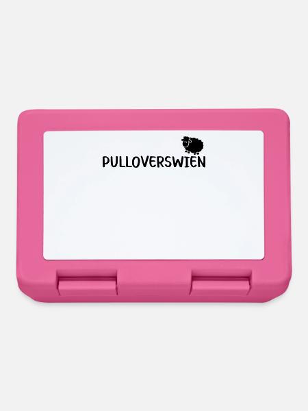 Pulloverswien Plattdeutsch Ostfriesisch Schaf - Brotdose - Pink
