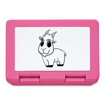 Chèvre Chèvre Buck - Boîte à goûter - rose - Devant