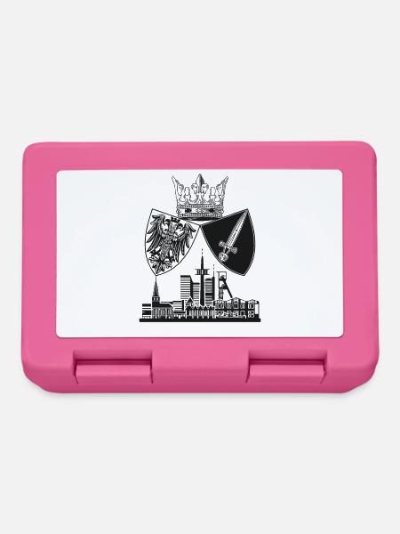 Essen - Skyline - Wappen - Brotdose - Pink