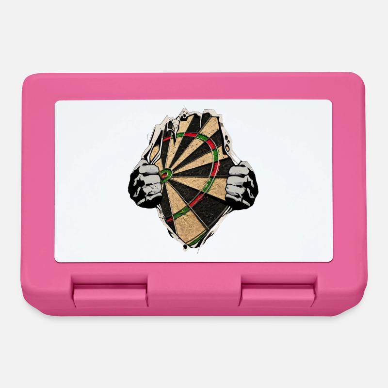 Dart - Dartscheibe unterm Shirt - Brotdose - Pink