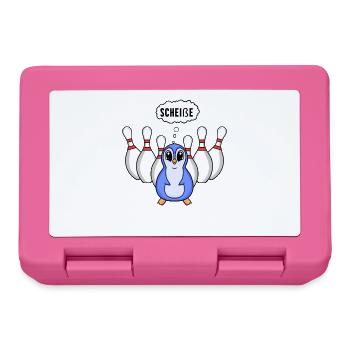 Kegel Pinguin Bowling - Brotdose - Pink - Vorne