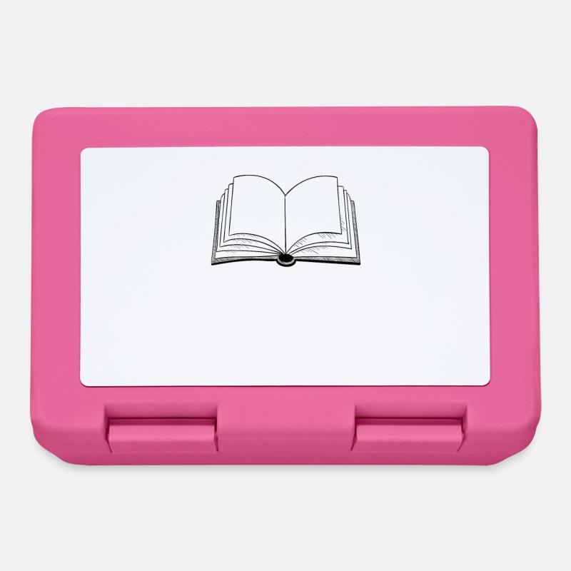 Books open book - Lunchbox - pink