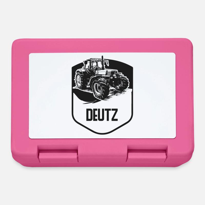 Deutz Traktor Wappen - Brotdose - Pink