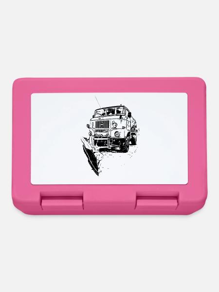 W50 Straßenräumfahrzeug - Brotdose - Pink